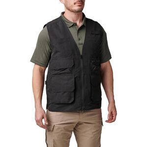 5.11 TACTICAL TACLITE PRO New Mens Sz Medium Black Zip Multi Pocket Hunting Vest